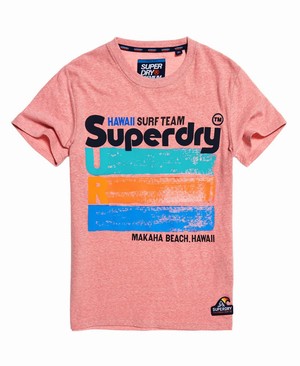 Superdry 76 Surf Férfi Pólók Rózsaszín | CDWRN8034